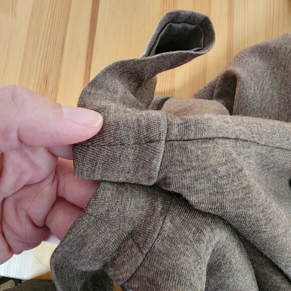 Brunello Cucinelli Brown Wool Mini Dress Minimalist Old Money S - Picture 14 of 14